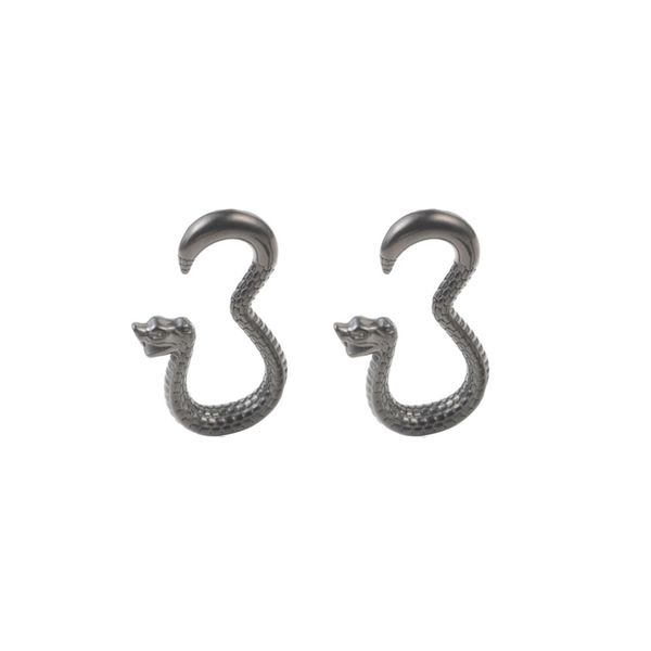 labret lip piercing jewelry belly chains leosoxs 1 pair stainless steel 6mm snake ear plugs pierced gift hook tunnel fashion jewlery 220930, Black
labret lip piercing jewelry belly chains leosoxs 1 pair stainless steel 6mm snake ear plugs pierced gift hook tunnel fashion jewlery 220930, Black