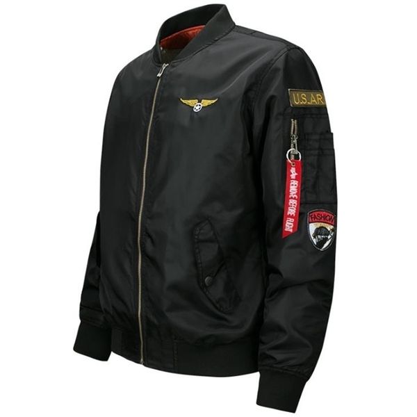 mens jackets mens military jacket spring fashion slim bomber jacket men outerwear casual male college coat ma1 pilot men jacket 220929, Black;brown
mens jackets mens military jacket spring fashion slim bomber jacket men outerwear casual male college coat ma1 pilot men jacket 220929, Black;brown
