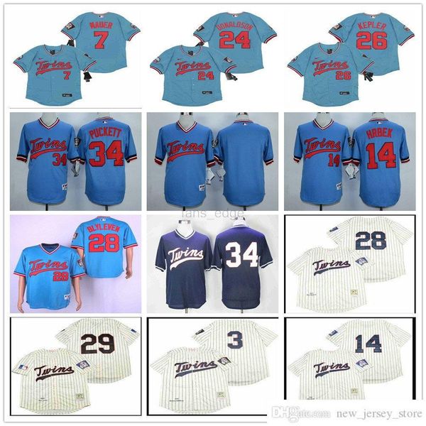 college wear retro mens 34 kirby puckett baseball jersey white pinstrip vintage cooperstown mesh stitched pullover, Blue;black
college wear retro mens 34 kirby puckett baseball jersey white pinstrip vintage cooperstown mesh stitched pullover, Blue;black