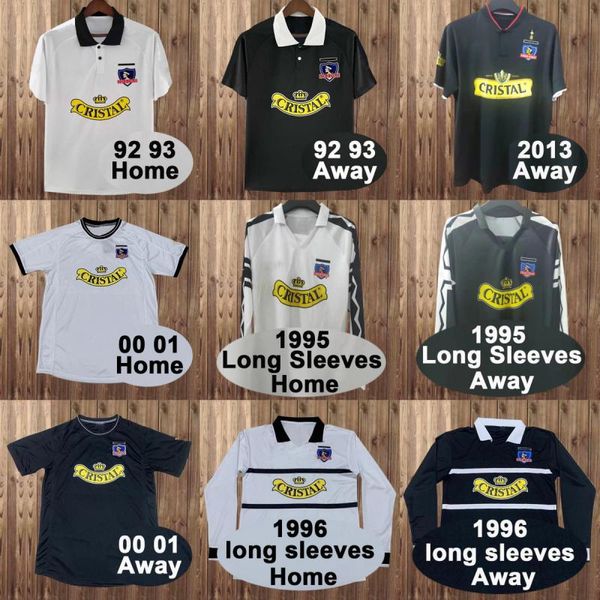 92 93 retro soccer jersey angel fernrndez vidrl lerl 1995 1996 colo colo man long sleeves home white away black football shirt barticciotto
92 93 retro soccer jersey angel fernrndez vidrl lerl 1995 1996 colo colo man long sleeves home white away black football shirt barticciotto