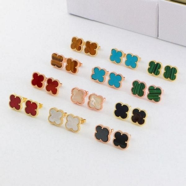 designer stud earrings women love four-leaf clover earrings fashion luxury wedding earring jewelry, Golden;silver
designer stud earrings women love four-leaf clover earrings fashion luxury wedding earring jewelry, Golden;silver