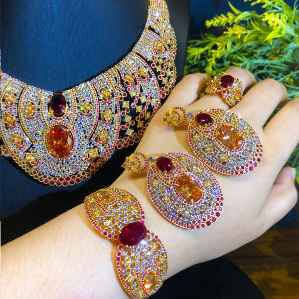 wedding jewelry sets missvikki luxury gorgeous 4pcs trendy sparkling big necklace bangle earrings ring for women 220929, Slivery;golden
wedding jewelry sets missvikki luxury gorgeous 4pcs trendy sparkling big necklace bangle earrings ring for women 220929, Slivery;golden