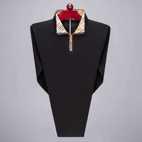 mens polo shirt burb pullover sweater designer t shirts zip lapel sweatshirt man business casual long-sleeved t-shirt 4xl 5xl, White;black
mens polo shirt burb pullover sweater designer t shirts zip lapel sweatshirt man business casual long-sleeved t-shirt 4xl 5xl, White;black