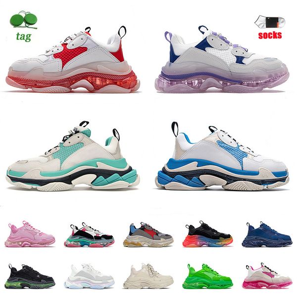 fashion clear sole women triple s shoes luxurys sneakers black white 17fw paris vintage old crystal bottom designer shoe running platform me
fashion clear sole women triple s shoes luxurys sneakers black white 17fw paris vintage old crystal bottom designer shoe running platform me