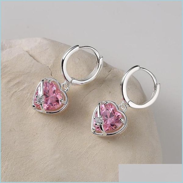 stud stud geometry 925 sier sterling pink zircon heart pendant earrings for women earring s925 jewelry charms simple design bdegarden dhd6c, Golden;silver
stud stud geometry 925 sier sterling pink zircon heart pendant earrings for women earring s925 jewelry charms simple design bdegarden dhd6c, Golden;silver