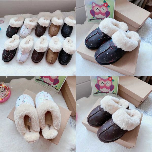 winter fur slippers for kids designer wool slides flat heel mules warm comfortable letters plush sliders luxury baby boys girls toddlers chi, Black
winter fur slippers for kids designer wool slides flat heel mules warm comfortable letters plush sliders luxury baby boys girls toddlers chi, Black