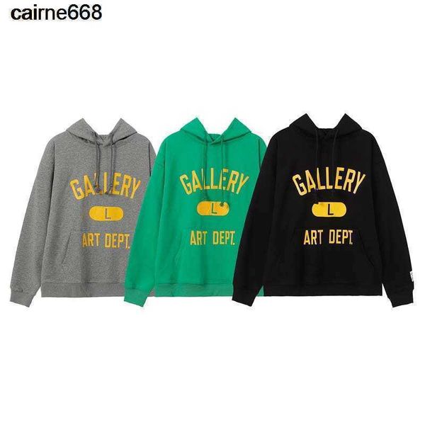 dsigner men's hoodies sweatshirts galery dept chest yellow letters printed loose men's women's hoodie, Black
dsigner men's hoodies sweatshirts galery dept chest yellow letters printed loose men's women's hoodie, Black