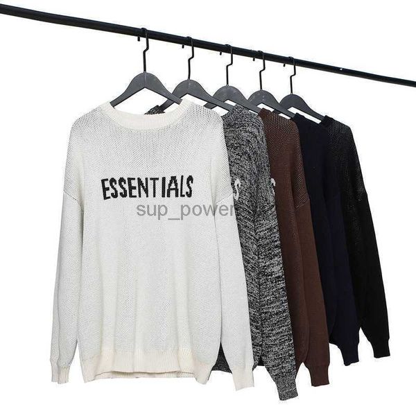 mens sweaters essential designer fashion brand double thread essentials loose knitted sweater coat, White;black
mens sweaters essential designer fashion brand double thread essentials loose knitted sweater coat, White;black