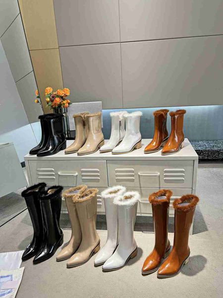 designer fashion women's boots fall winter brand pointed toe thick heel leather bootss black white biker boots hairy ankle booties mid
designer fashion women's boots fall winter brand pointed toe thick heel leather bootss black white biker boots hairy ankle booties mid