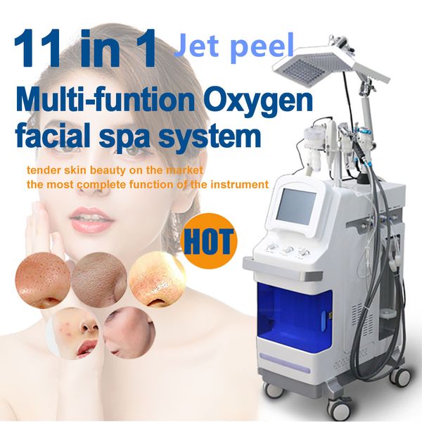 11 in 1 multifunction beauty equipment jet peel oxygen sprayer hydra dermabrasion facial pdt led skin scrubber skin lifting and rejuvenation, Black;white
11 in 1 multifunction beauty equipment jet peel oxygen sprayer hydra dermabrasion facial pdt led skin scrubber skin lifting and rejuvenation, Black;white