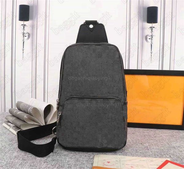 2022 clasic real backpack avenue sling bag shoulder bagfashion black grid men chest crossbody bag
2022 clasic real backpack avenue sling bag shoulder bagfashion black grid men chest crossbody bag
