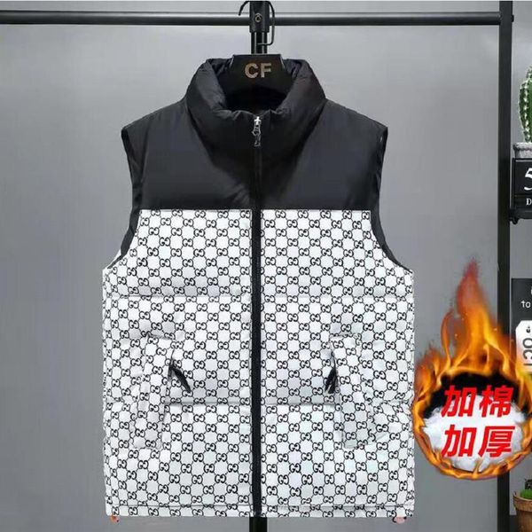 men's vests fashion waistcoat youth student couple winter color stitching puffer jacket vest sleevess parka 213v, Black;white
men's vests fashion waistcoat youth student couple winter color stitching puffer jacket vest sleevess parka 213v, Black;white