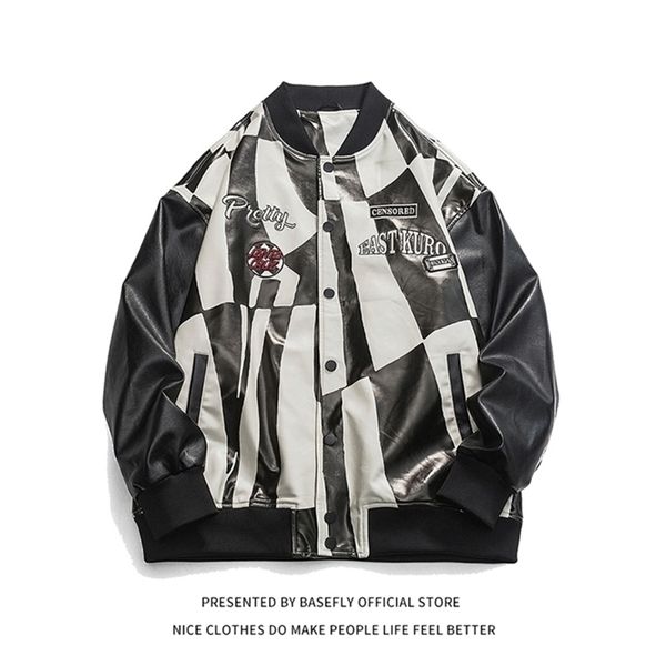 men's jackets arrival pu leather motorcycle race embroid stadium award men varsity coat women university jacket baseball bomber 220929, Black;brown
men's jackets arrival pu leather motorcycle race embroid stadium award men varsity coat women university jacket baseball bomber 220929, Black;brown