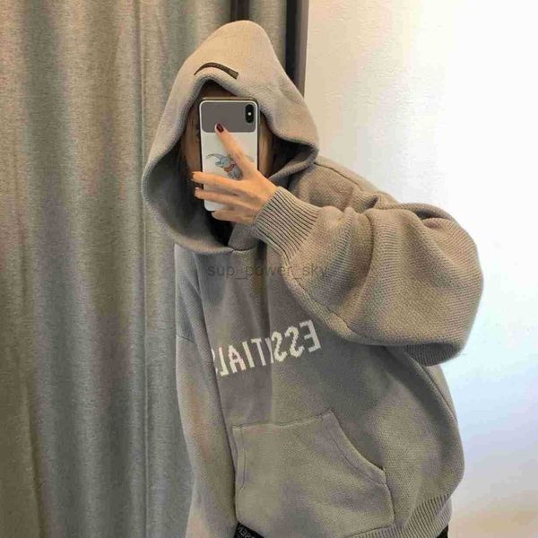 men's sweaters essential designer autumn winter hooded knitwear sweaters men woemns american fashion brand oversize coat, White;black
men's sweaters essential designer autumn winter hooded knitwear sweaters men woemns american fashion brand oversize coat, White;black