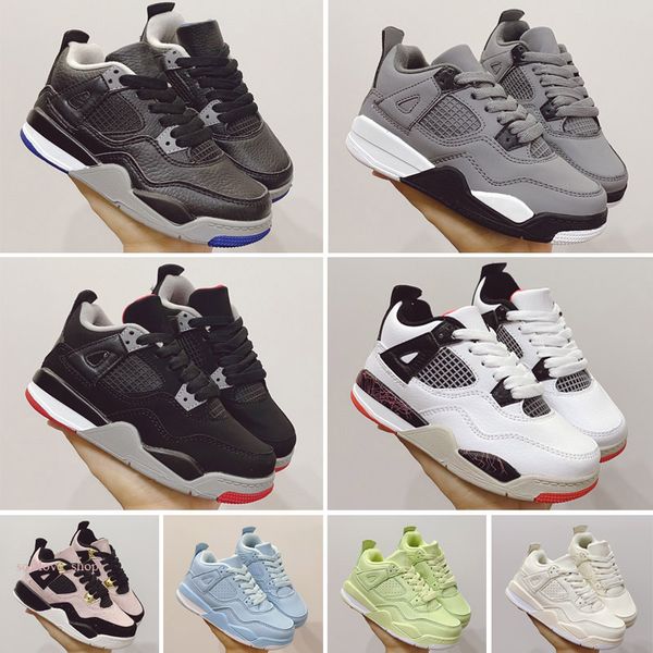 2023 infant toddlers 4 retro kids basketball shoes chicago boy girl sneaker light green lights grey khaki baby trainers children eur 26-35, Black
2023 infant toddlers 4 retro kids basketball shoes chicago boy girl sneaker light green lights grey khaki baby trainers children eur 26-35, Black