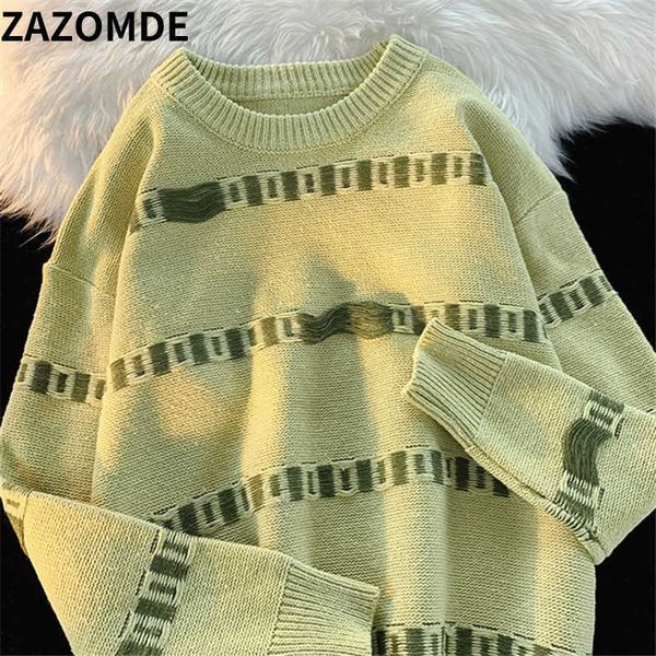 men's sweaters zazomde stripe ripped sweater man pullover hole knit jumpers oversized harajuku long sleeve sweaters green pullover men, White;black
men's sweaters zazomde stripe ripped sweater man pullover hole knit jumpers oversized harajuku long sleeve sweaters green pullover men, White;black