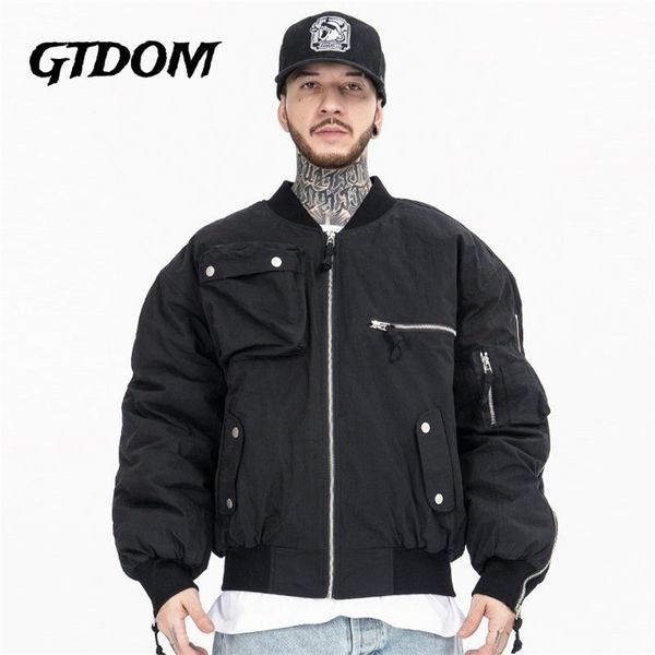 mens jackets gtdom men autumn and winter euro american high street vibe style functional overcoat vintage air force 220930, Black;brown
mens jackets gtdom men autumn and winter euro american high street vibe style functional overcoat vintage air force 220930, Black;brown