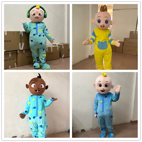 jj doll blue baby boy mascot cartoon characters fancy mascot costume for halloween mascot parties, Red;yellow
jj doll blue baby boy mascot cartoon characters fancy mascot costume for halloween mascot parties, Red;yellow