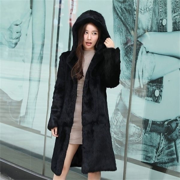 womens fur faux genuine rabbit coat with hood women 90cm xlong full pelt jacket plus size custom 972 220929, Black
womens fur faux genuine rabbit coat with hood women 90cm xlong full pelt jacket plus size custom 972 220929, Black