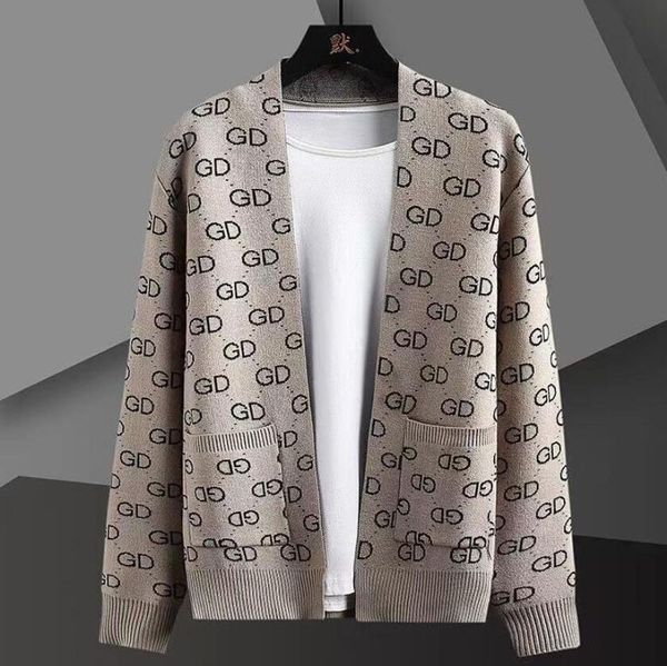 men's sweaters luxury knitted vintage cardigan apple crop new casual pullover streetwear loose knitwear, White;black
men's sweaters luxury knitted vintage cardigan apple crop new casual pullover streetwear loose knitwear, White;black