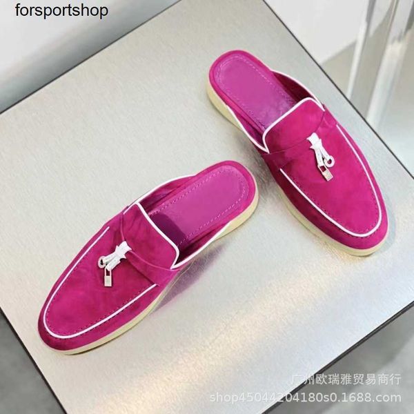 dress shoes designer prads women leather slippers lp muller shoe tassel apricot sheepskin men flat half slipper, Black
dress shoes designer prads women leather slippers lp muller shoe tassel apricot sheepskin men flat half slipper, Black