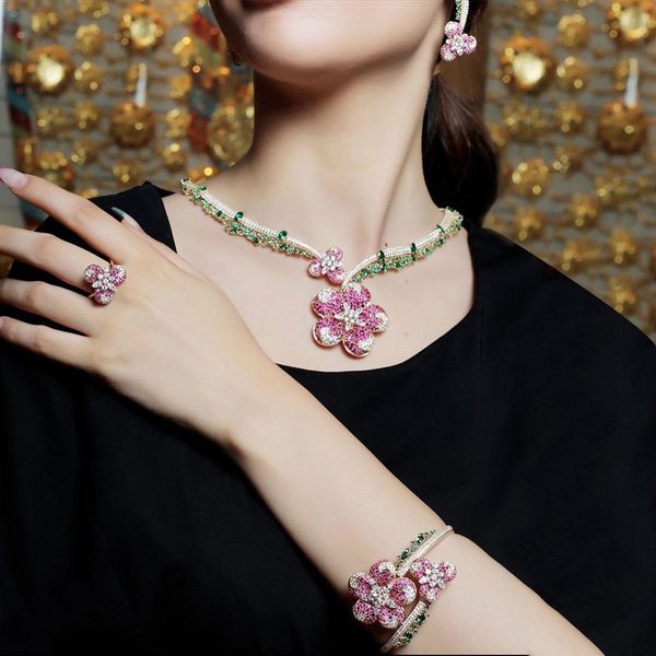 wedding jewelry sets godki trendy 4pcs full micro cz luxury african set for women party zircon crystal indian neckalce earring 220929, Slivery;golden
wedding jewelry sets godki trendy 4pcs full micro cz luxury african set for women party zircon crystal indian neckalce earring 220929, Slivery;golden