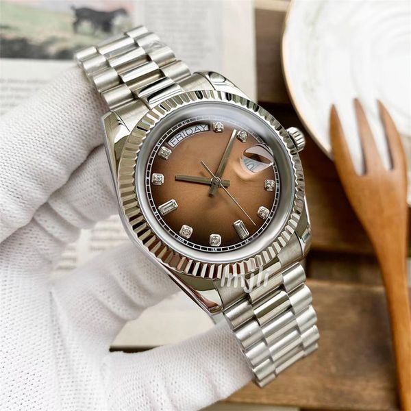 lmjli- mens mechanical watch mens watch automatic calendar watches 41mm large size casual fashion wristwatch, Slivery;brown
lmjli- mens mechanical watch mens watch automatic calendar watches 41mm large size casual fashion wristwatch, Slivery;brown