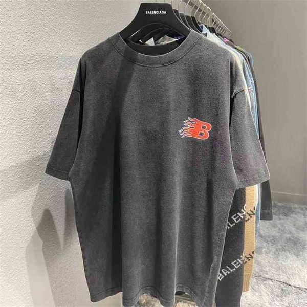 balencaigass t shirt front classic home back 2022 flame printed washing water old loose version men's women'sl3ca, White;black
balencaigass t shirt front classic home back 2022 flame printed washing water old loose version men's women'sl3ca, White;black