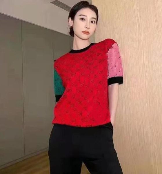 women's knits casual cotton basic t-shirt loose short sleeve knitted shirts female solid tees ladies, White
women's knits casual cotton basic t-shirt loose short sleeve knitted shirts female solid tees ladies, White