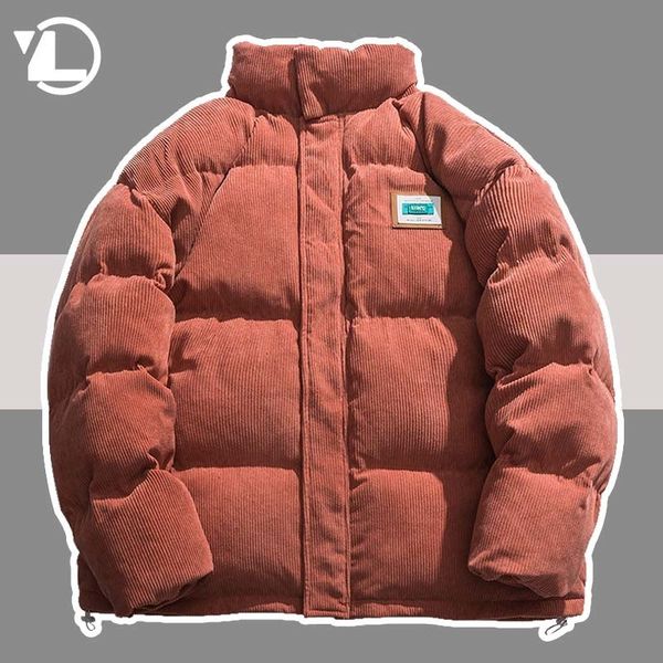 men's down parkas mens winter down cotton parka corduroy hip hop thicken warm jackets casual loose coat streetwear japanese outwear wom, Black
men's down parkas mens winter down cotton parka corduroy hip hop thicken warm jackets casual loose coat streetwear japanese outwear wom, Black