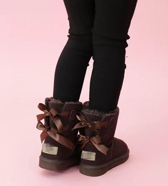 kids bailey 2 bows snow boots genuine leather toddlers solid botas de nieve winter girls footwear toddler boots, Black
kids bailey 2 bows snow boots genuine leather toddlers solid botas de nieve winter girls footwear toddler boots, Black
