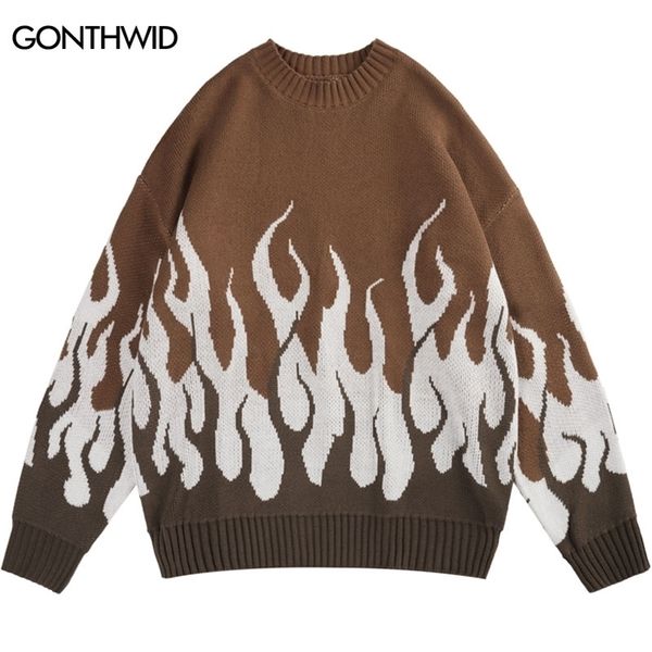 men's sweaters men vintage knitted sweater y2k streetwear hip hop fire flame knit jumpers harajuku casual loose punk gothic pullovers 2, White;black
men's sweaters men vintage knitted sweater y2k streetwear hip hop fire flame knit jumpers harajuku casual loose punk gothic pullovers 2, White;black