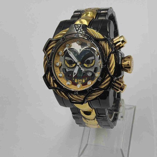 2022 trendy darth vader men's watch super large 50mm exquisite clown dial stainless steel bezel steel band, Slivery;brown
2022 trendy darth vader men's watch super large 50mm exquisite clown dial stainless steel bezel steel band, Slivery;brown