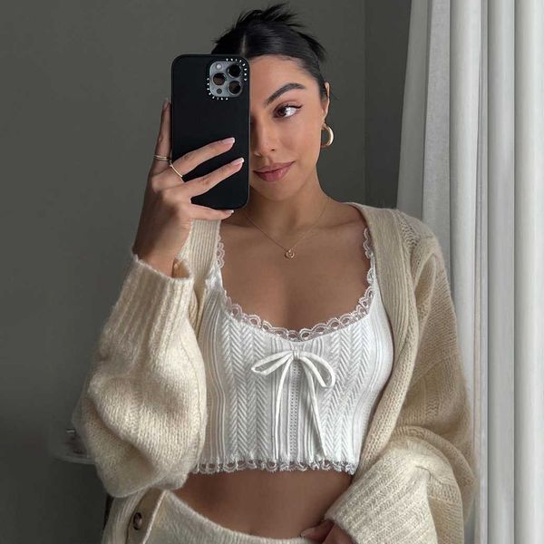 women's tanks & camis women's clothing ins style 2022 spring lace splicing vest slim ultra short navel top, White
women's tanks & camis women's clothing ins style 2022 spring lace splicing vest slim ultra short navel top, White