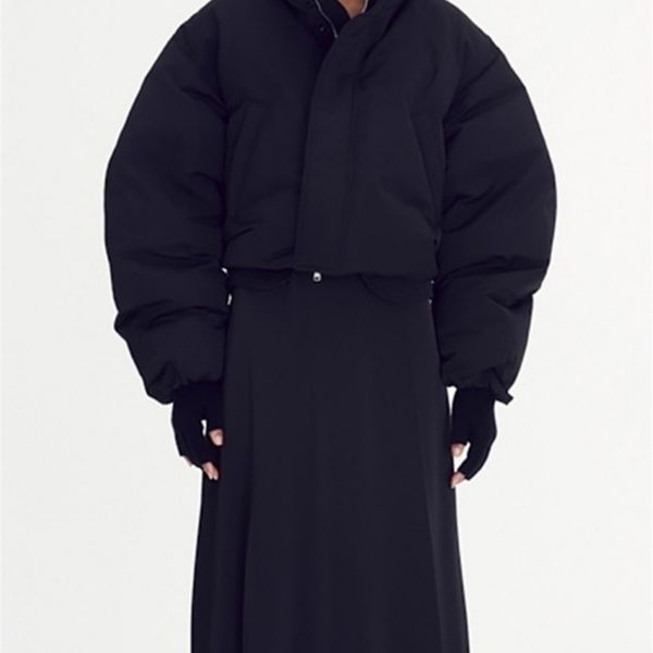 womens down parkas autumn and winter 90% white duck down solid color stand collar women casual thickened down jacket coat 220929, Black
womens down parkas autumn and winter 90% white duck down solid color stand collar women casual thickened down jacket coat 220929, Black