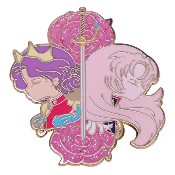 other fashion accessories utena and himemiya anthy hard enamel pin cartoon rose flower sword girl brooch accessories anime movies badge jewe, Silver
other fashion accessories utena and himemiya anthy hard enamel pin cartoon rose flower sword girl brooch accessories anime movies badge jewe, Silver