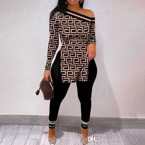 retail women tracksuits fall and winter letter printed two piece pants matching sets outfits personalise split t shirt leggings outfits, Gray
retail women tracksuits fall and winter letter printed two piece pants matching sets outfits personalise split t shirt leggings outfits, Gray