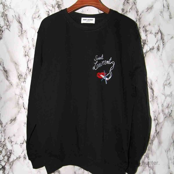 men's hoodies saints designer laurentss sweatshirts small non-smoking lip print men women's long sleeve round neck sweater jacket, Black
men's hoodies saints designer laurentss sweatshirts small non-smoking lip print men women's long sleeve round neck sweater jacket, Black