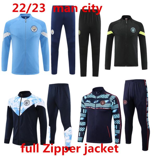 2022 2023 man city soccer jerseys tracksuit kits 22 23 haaland football training suit jacket survetement, Black
2022 2023 man city soccer jerseys tracksuit kits 22 23 haaland football training suit jacket survetement, Black