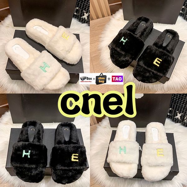 designer cnel slippers women shoes indoor sandal multi-color logo flatform shearling fur sandals flat warm slipper winter womens comfor slid, Black
designer cnel slippers women shoes indoor sandal multi-color logo flatform shearling fur sandals flat warm slipper winter womens comfor slid, Black