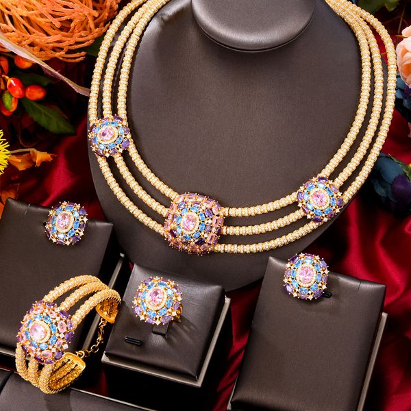 wedding jewelry sets godki famous brand blossom flower african dubai for women party zircon bridal gift 220929, Slivery;golden
wedding jewelry sets godki famous brand blossom flower african dubai for women party zircon bridal gift 220929, Slivery;golden