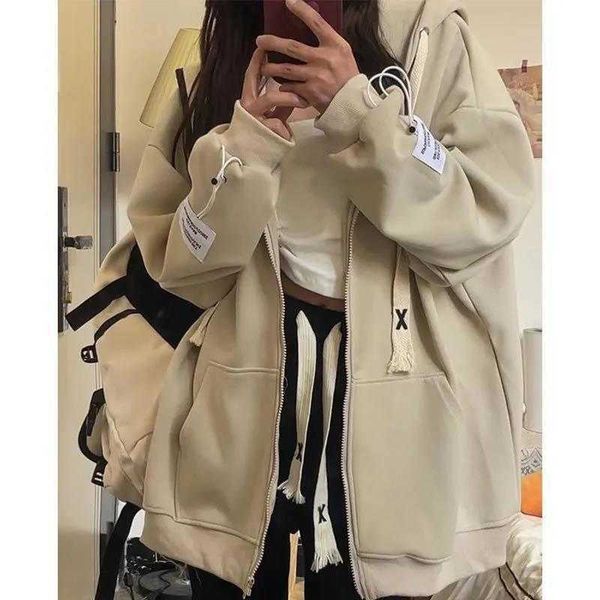 women's hoodies sweatshirts houzhou vintage zip up hoodie harajuku streetwear women oversized sweatshirts y2k korean fashion autumn lon, Black
women's hoodies sweatshirts houzhou vintage zip up hoodie harajuku streetwear women oversized sweatshirts y2k korean fashion autumn lon, Black