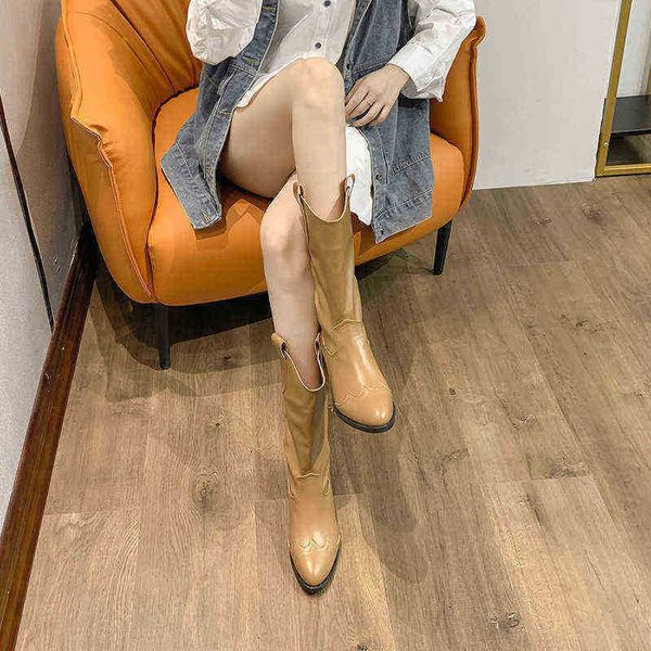 designer boots western 2022 new pointed sleeve fashion knight comfortable square heel middle 220820, Black
designer boots western 2022 new pointed sleeve fashion knight comfortable square heel middle 220820, Black