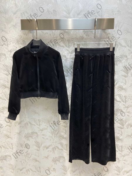 brand womens two piece pants pure color short stand collar zipper coats elastic waist loose wide-waisted trousers fashionable women tracksu, White
brand womens two piece pants pure color short stand collar zipper coats elastic waist loose wide-waisted trousers fashionable women tracksu, White