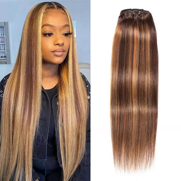 mongolian p4/27 clip in human hair extensions highlight straight remy hair wefts 120g 8pcs/set, Black;brown
mongolian p4/27 clip in human hair extensions highlight straight remy hair wefts 120g 8pcs/set, Black;brown