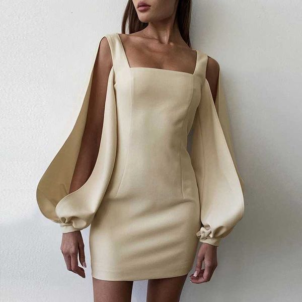 women's knits & tees women's clothing style 2022 spring and autumn new fashion split long sleeve square neck slim wrap hip dress, White
women's knits & tees women's clothing style 2022 spring and autumn new fashion split long sleeve square neck slim wrap hip dress, White