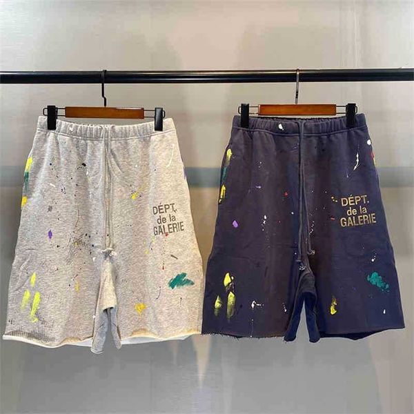 men's shorts designer gallerydept short ink splashing graffiti hand painted high street pant letter casual s and women's fashion t, White;black
men's shorts designer gallerydept short ink splashing graffiti hand painted high street pant letter casual s and women's fashion t, White;black