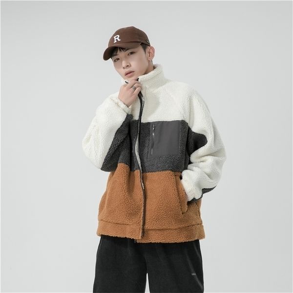 mens jackets winter fashion lazy wind casual fleece coat matching color warm loose fleece jacket 220930, Black;brown
mens jackets winter fashion lazy wind casual fleece coat matching color warm loose fleece jacket 220930, Black;brown