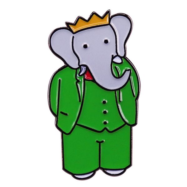 babar the elephant enamel pins cartoon cute animal lapel badge brooch backpack clothing accessories, Blue
babar the elephant enamel pins cartoon cute animal lapel badge brooch backpack clothing accessories, Blue
