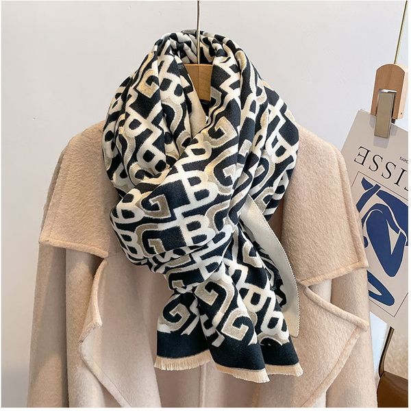 designer scarf winter cashmere scarfs high-end soft thick shawl men women fashion classic letter, Blue;gray
designer scarf winter cashmere scarfs high-end soft thick shawl men women fashion classic letter, Blue;gray
